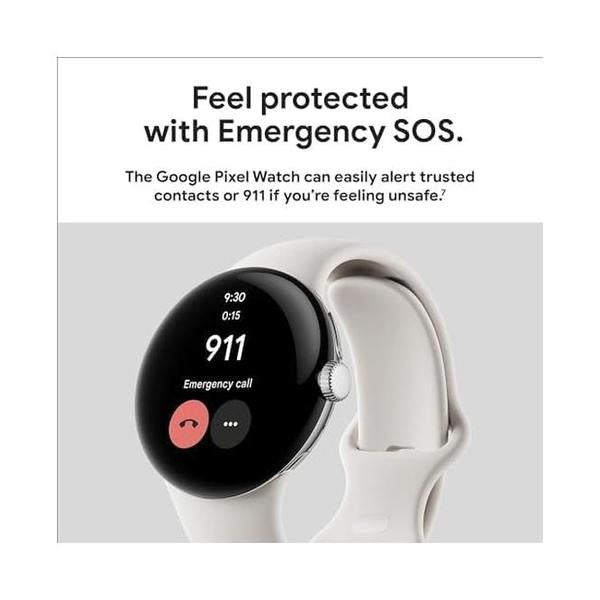 Google Pixel Watch Android Smartwatch with Fitbit Activity Tracking | Fitness and Sleep Tracker with Heart Rate Tracker