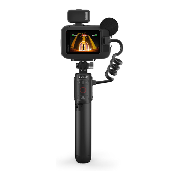 GoPro HERO13 Black Creator Edition - Includes HERO13 Black, Volta (Battery Grip, Tripod, Remote), Media Mod, Light Mod, Enduro Battery, Magnetic Latch Mount and Carrying Case