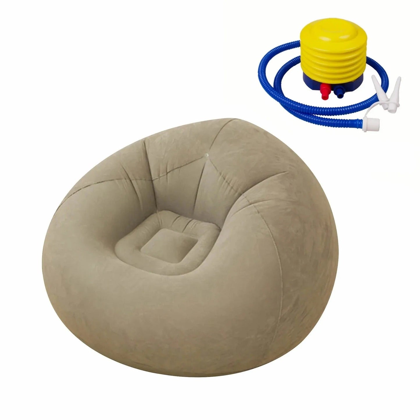 Inflatable Foldable Sofa + Air Pump