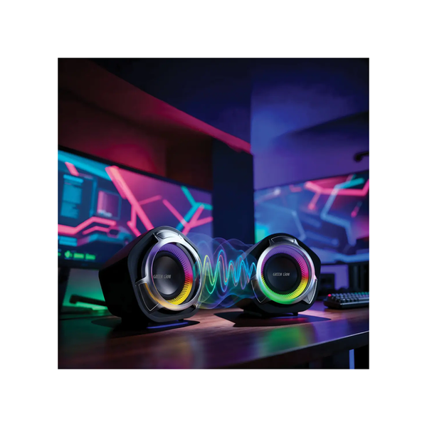 Green Lion Clario Gaming Speakers, GNCLGAMSPBK