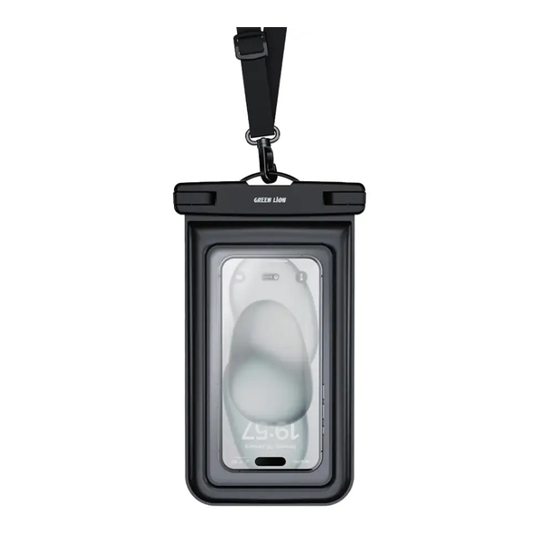 Green Lion Waterproof Pouch, Clear, GNWPRFP7CLR