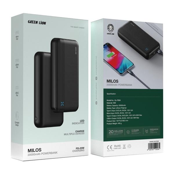 Green Lion Milos 20000mAh Powerbank