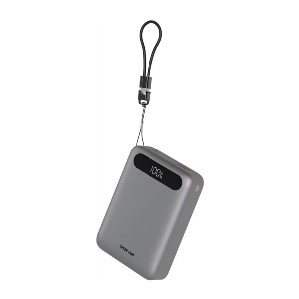 Green Lion Zuno 20000mAh Power Bank with Digital Display, GNZUN20PBGY