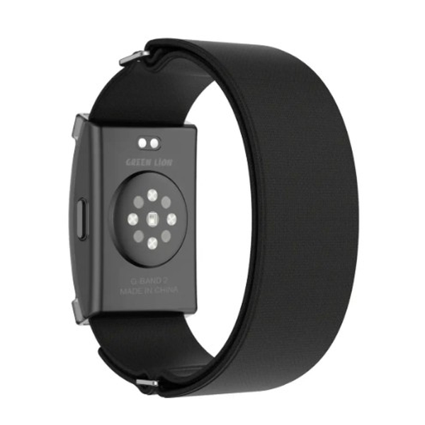 Green Lion Fit Wear Smart Fitness Band, Smart App Control, 6-Axis Motion Tracking Sensor, Smart Call Alerts, 10 Days Working Time, GNFWSMTBNDBK