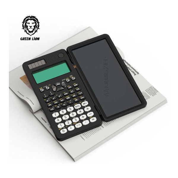 Green Lion Scientific Calculator & Writing Pad, GNSCALWPADBK