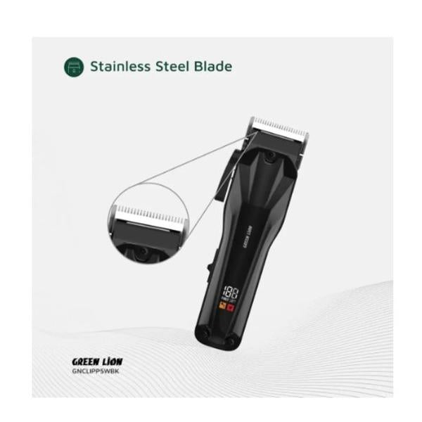Green Lion Clip Pro Professional Hair Clipper, Model GL-TM26, GNCLIPP5WBK