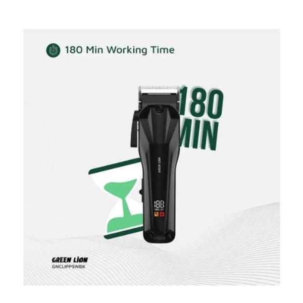 Green Lion Clip Pro Professional Hair Clipper, Model GL-TM26, GNCLIPP5WBK