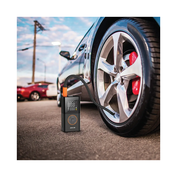 Green Lion GTI-01 Inflator Portable Air Compressor, 50W Power, Five Modes, 150 PSI Pressure, GNTYIRNFBK