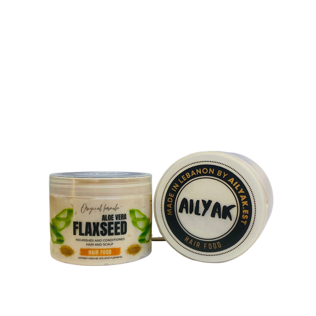 Ailyak Hair Food Flexseed Aloe 600ml - Medaid International