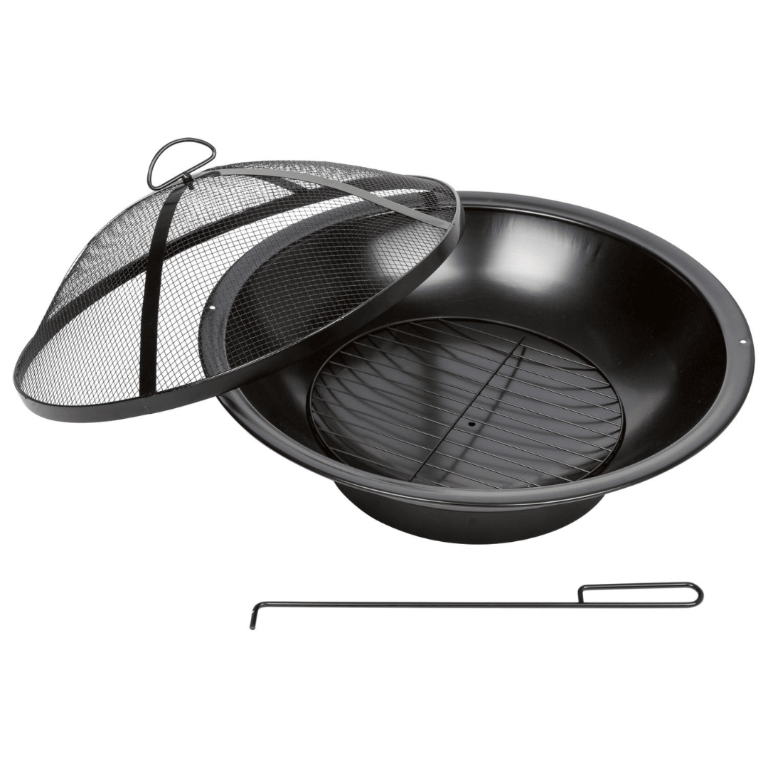 GRILLMEISTER Fire Pit With Cover, Ø 54 cm