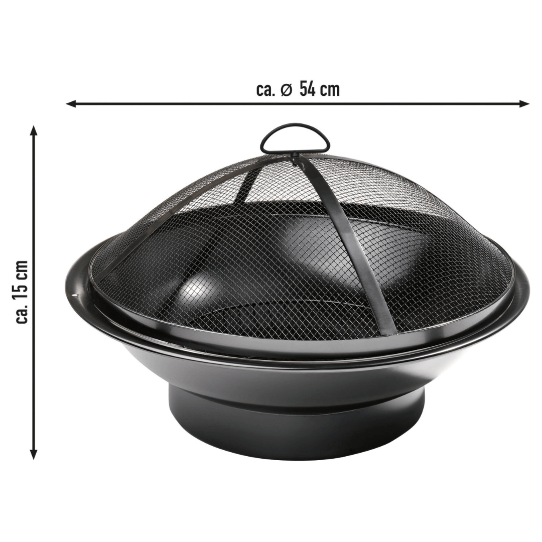 GRILLMEISTER Fire Pit With Cover, Ø 54 cm