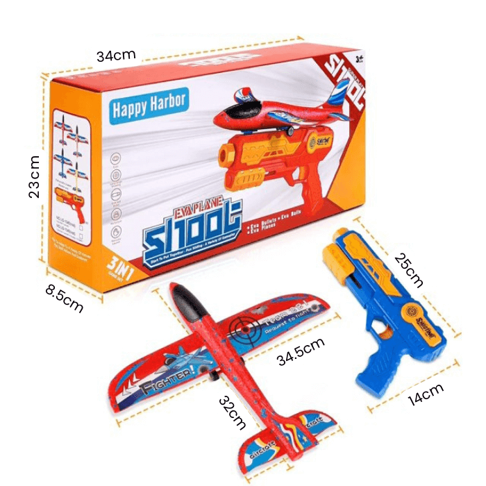 Shooting Toy Plane | 3-in-1 - Medaid International