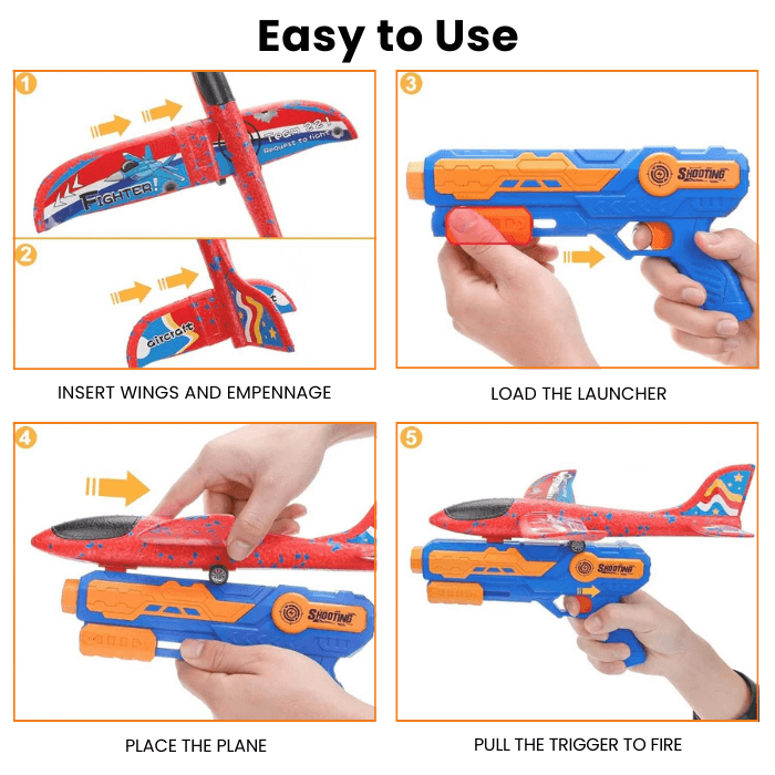 Shooting Toy Plane | 3-in-1 - Medaid International