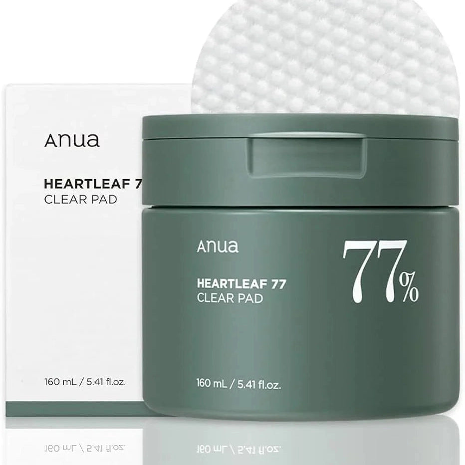 anua heartleaf 77% clear pad
