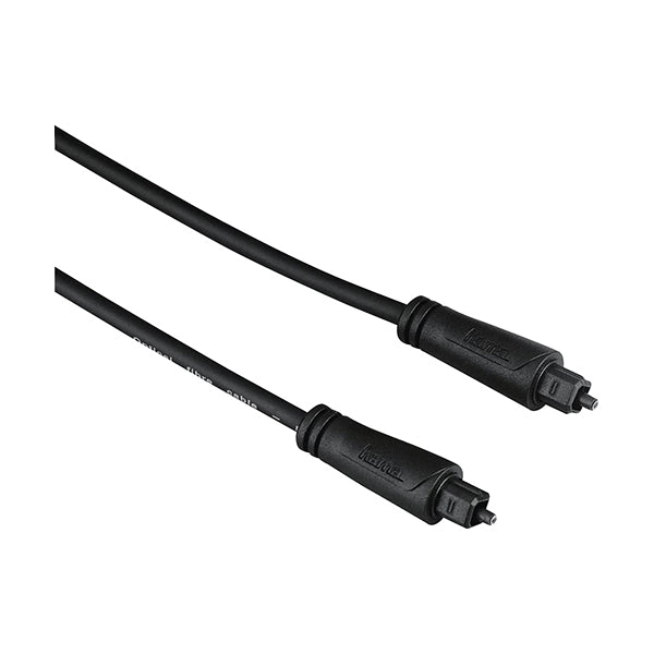 HAMA 122251 Audio Optical Fibre Cable, ODT plug (Toslink), 1.5 m