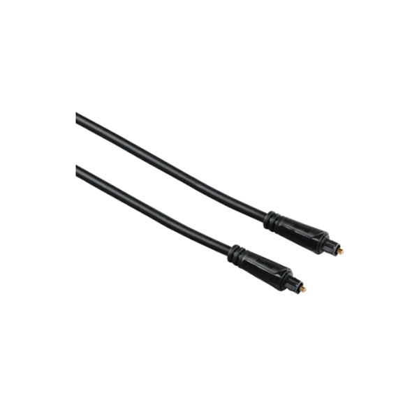 HAMA 122258 Audio Optical Fibre Cable, ODT plug (Toslink), 5 m