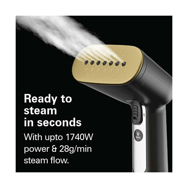Hamilton Beach Professional Handheld Garment Steamer with Fabric Brush, Upto 1740W - 11590-ME