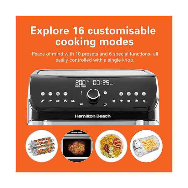 Hamilton Beach, 12L Digital Air Fryer Oven - AF1212-ME