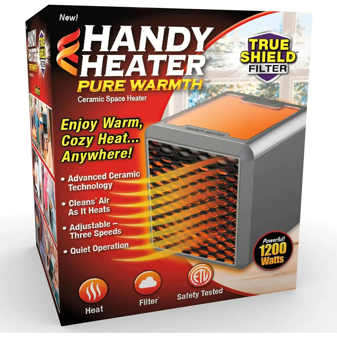 Ceramic Room Heater – Pure Warmth 1200W