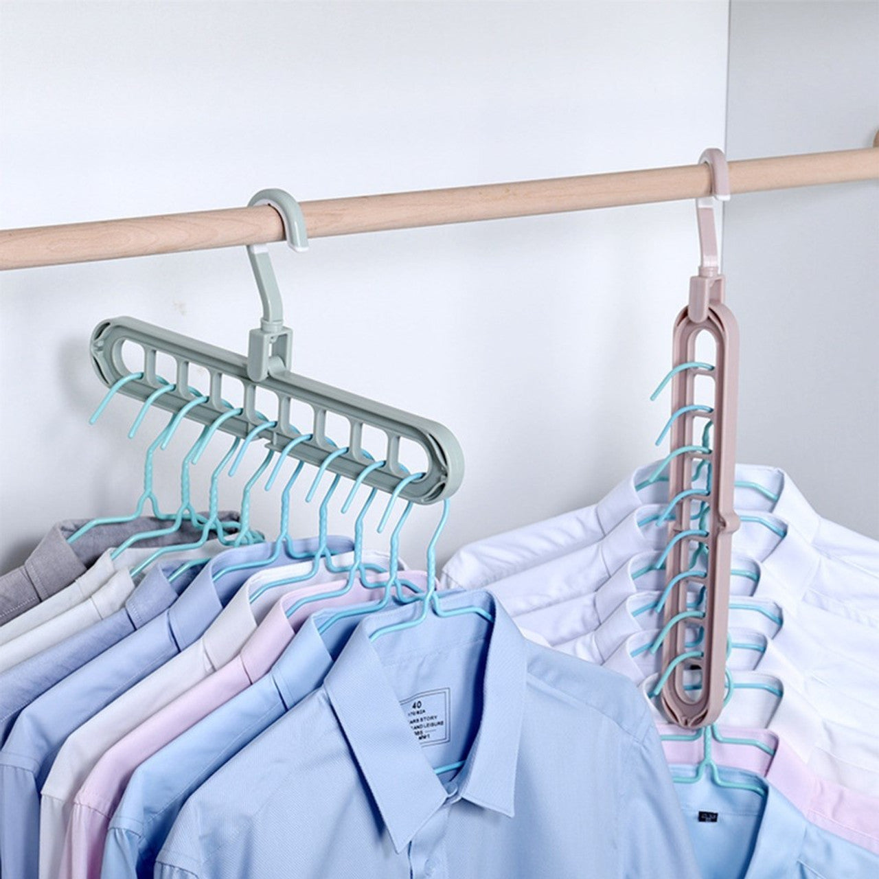 9-Hole Rotatable Hanger | 6 Pieces شماعة دوارة 9 ثقوب 6 قطع