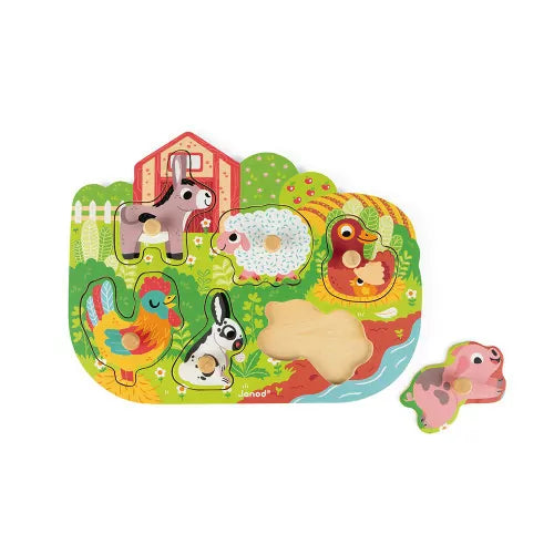 Janod - Happy Farm - Puzzle