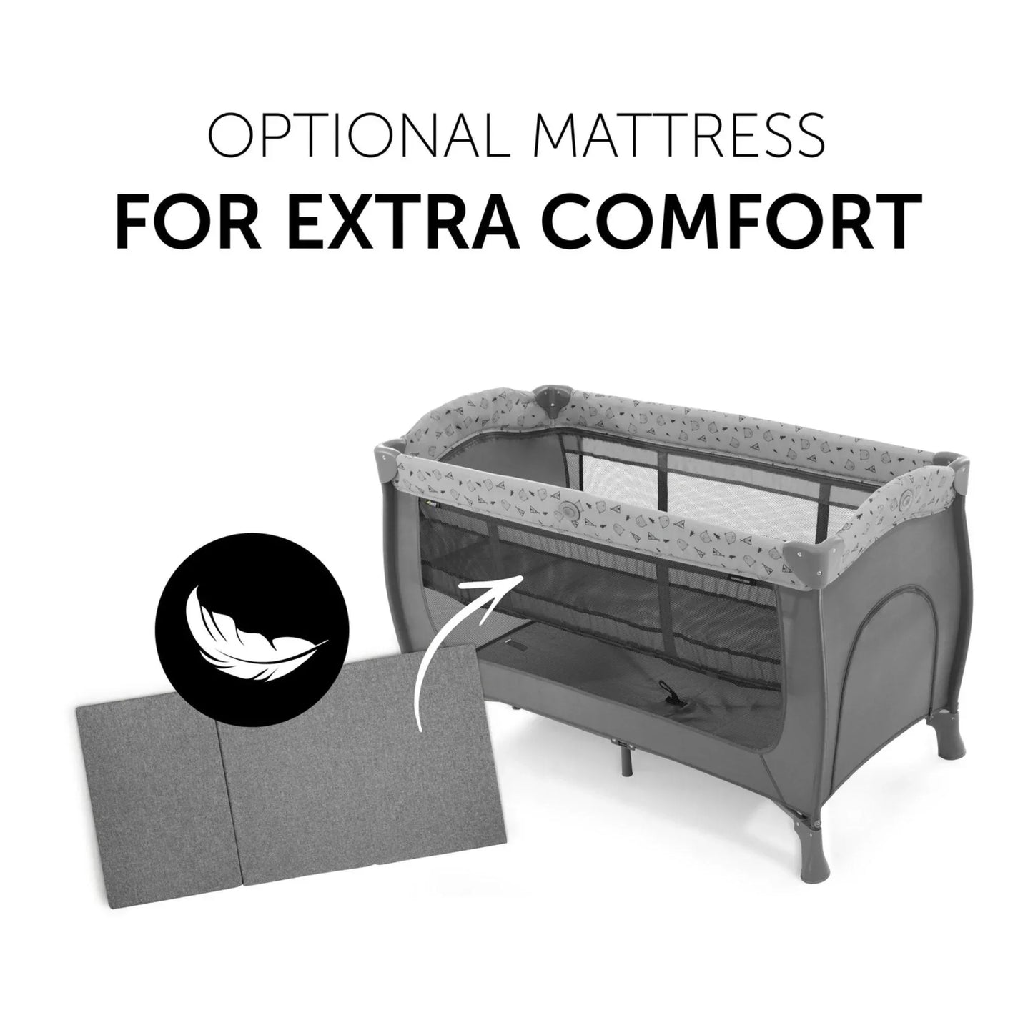 Hauck - Sleep N Play Center - Nordic Grey