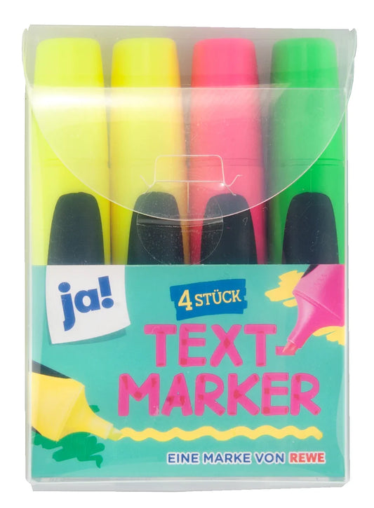 Rewe 4 Pens Highlighter  | Rewe in Lebanon