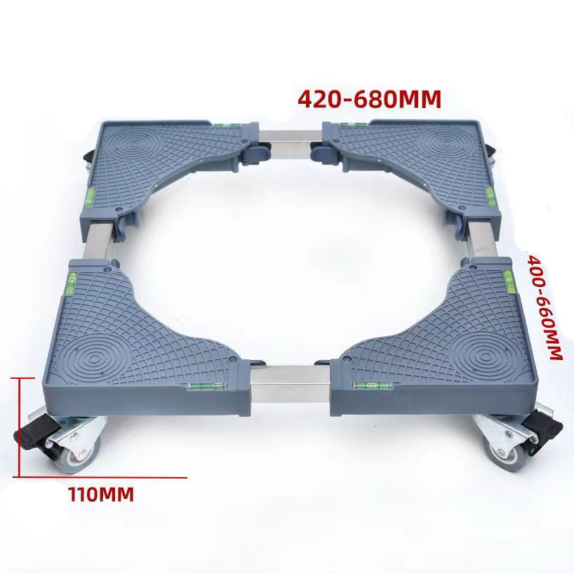 Hay-tech Washing Machine Stand with wheels 42-68cm - WS2