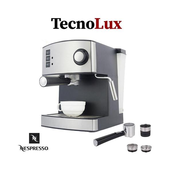 Technolux CM7932 15-bar 3-in-1 Nespresso Capsule + Powder + Pod Espresso Coffee Maker Machine