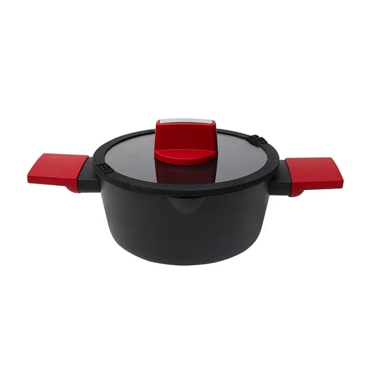 Forged Aluminum Casserole & Lid (20CM-Thickness 2.8MM) By Betty Crocker
