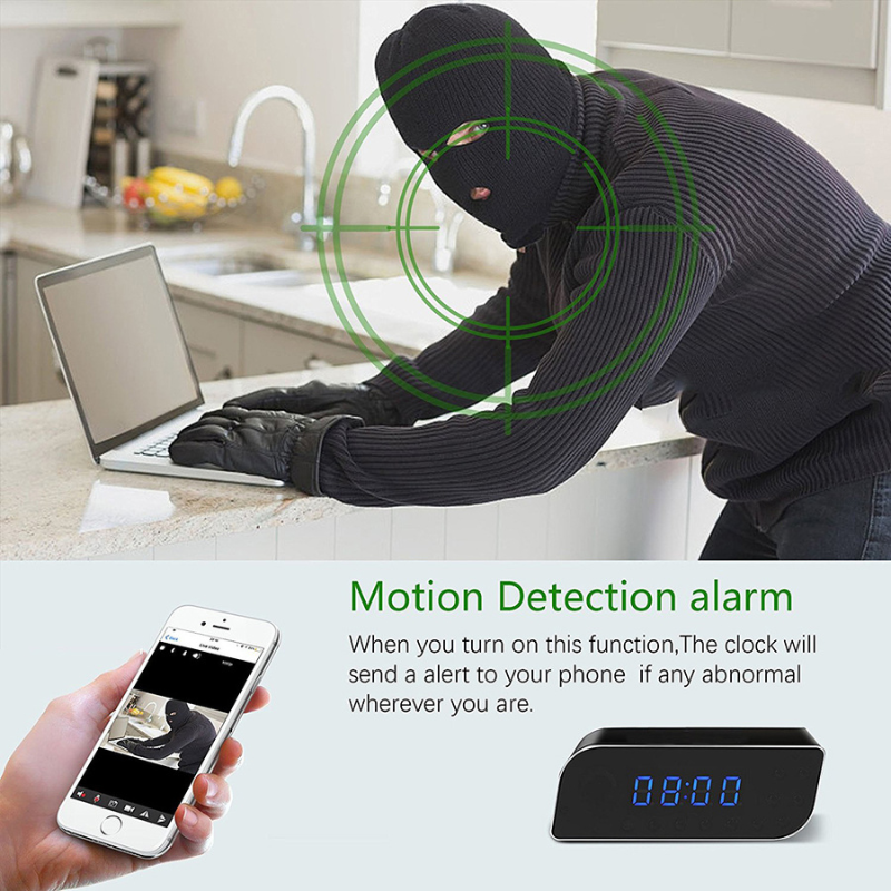 Hidden Camera Clock