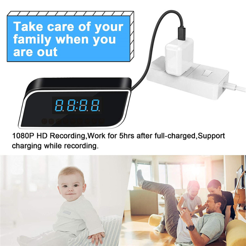 Hidden Camera Clock