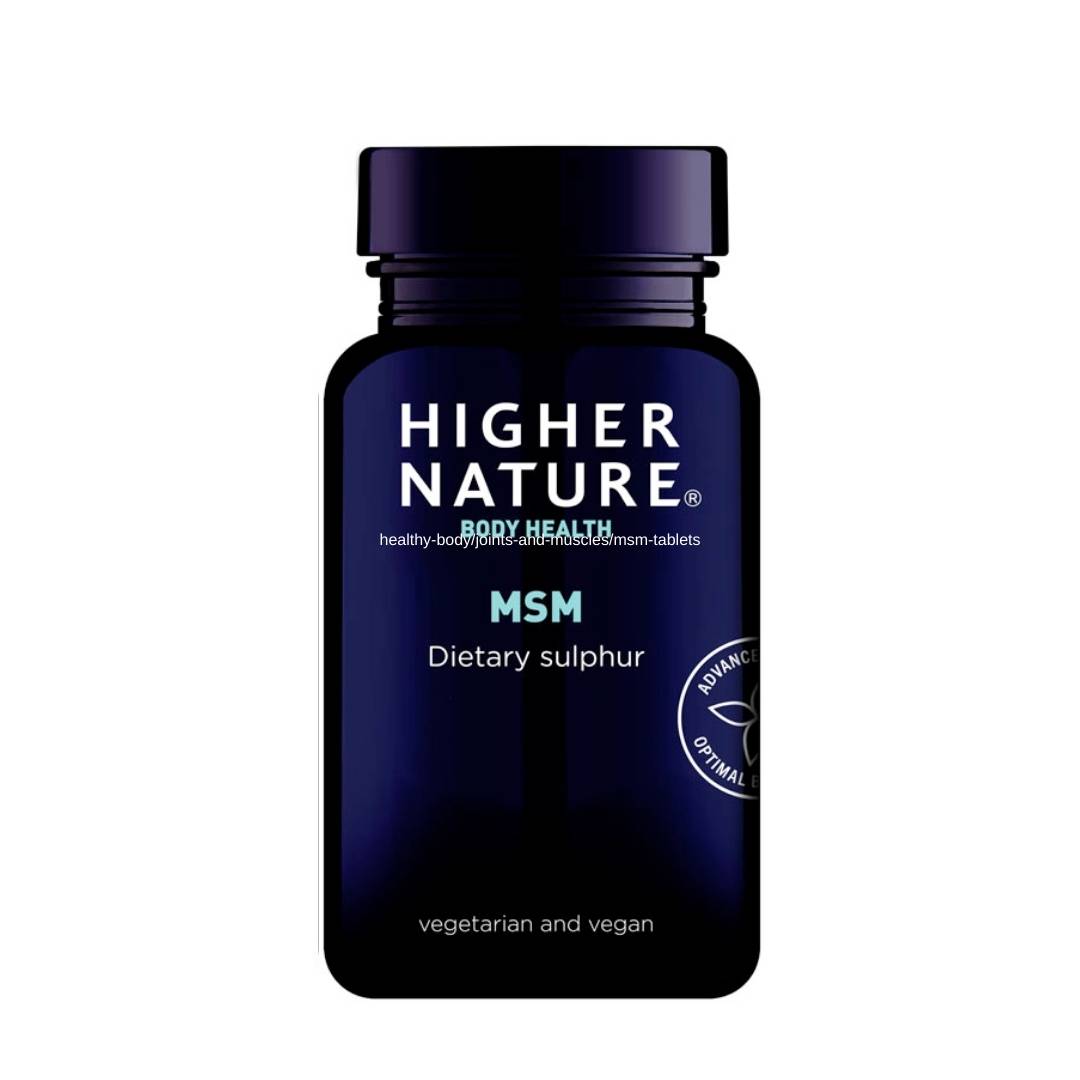Higher Nature MSM 90 Tablets - Medaid International