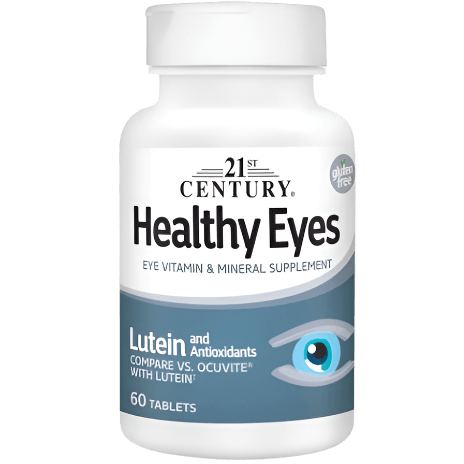 21st Century Healthy Eyes with Lutein – 60 Tablets (60 Servings)
