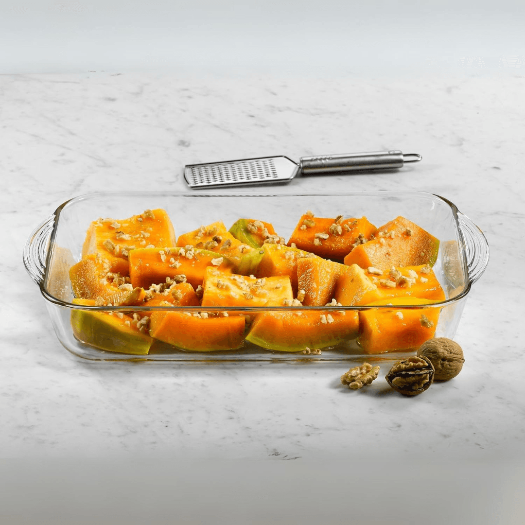 Heatproof Rectangular Oven Glass Tray 3.85L