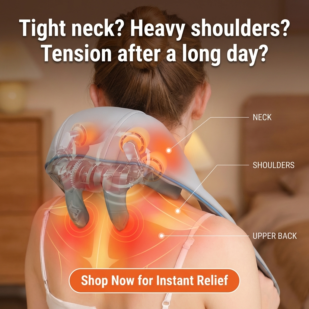 4D Neck & Shoulder Massager – Deep Relief at Home