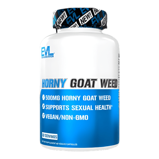 EVL Horny Goat Weed for, Energy and Stamina Support, Male Libido Booster, 60 Servings