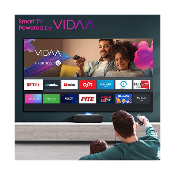 Hisense, 100" 100L5 UHD Smart Laser TV, Wi-Fi, Bluetooth, 2 USB, 4 HDMI