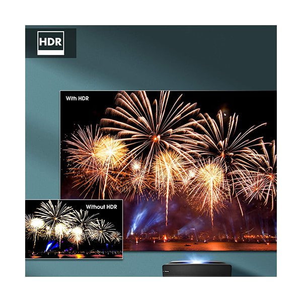 Hisense, 100" 100L5 UHD Smart Laser TV, Wi-Fi, Bluetooth, 2 USB, 4 HDMI
