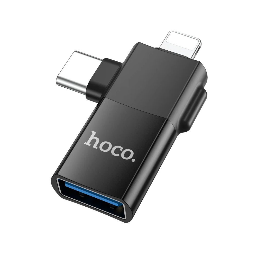 Hoco 2 in 1 USB Adapter UA17