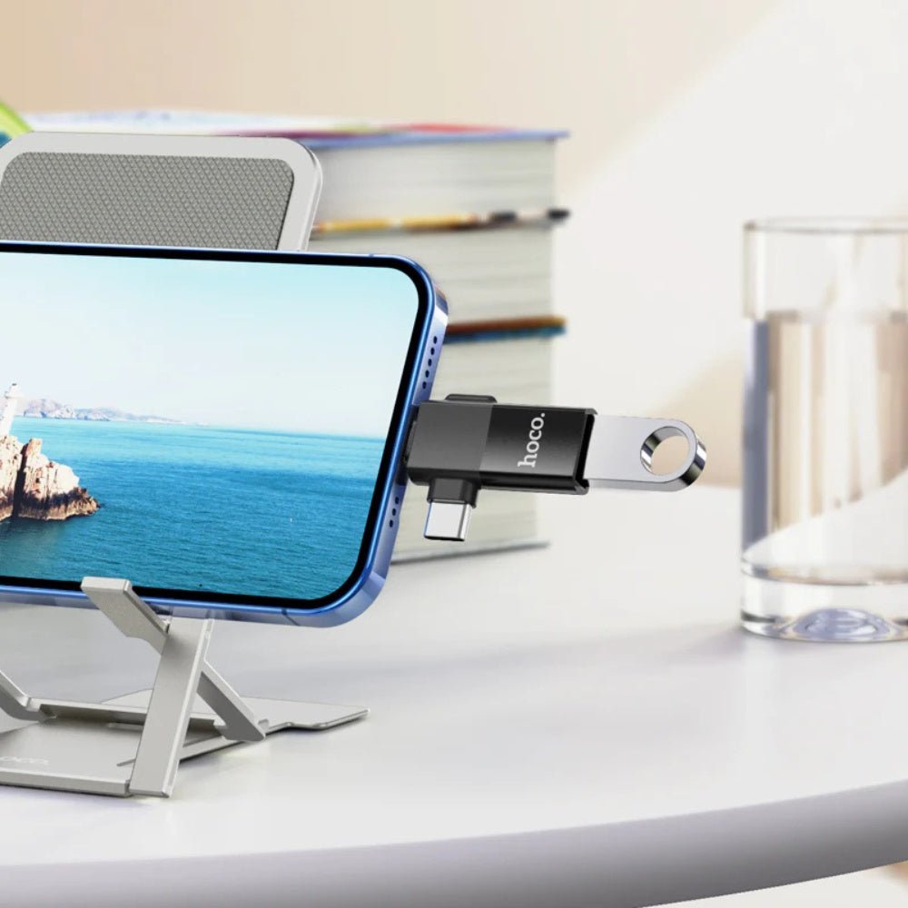 Hoco 2 in 1 USB Adapter UA17