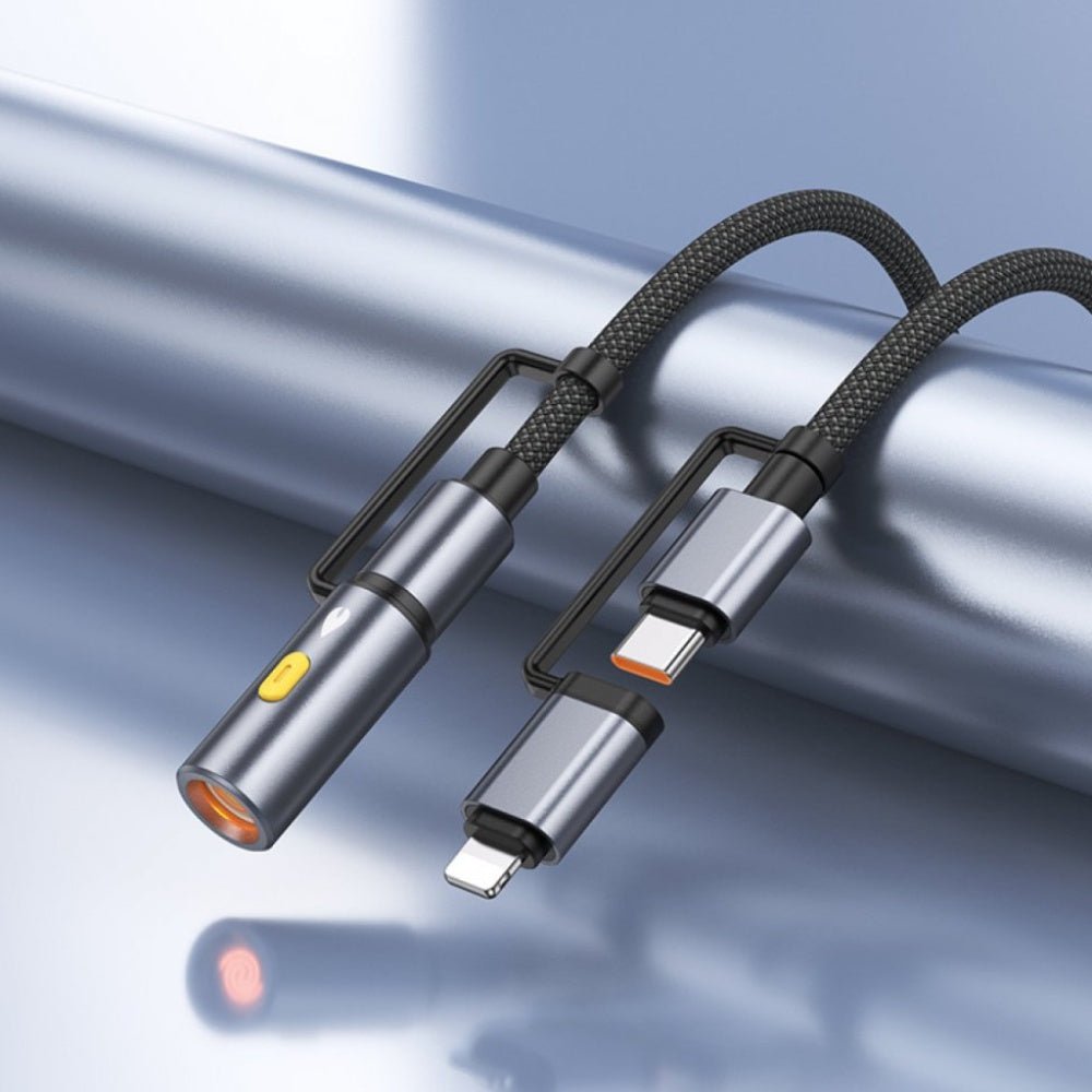 Hoco All in One Charging Cable Lightning with Cigarette Lighter U138