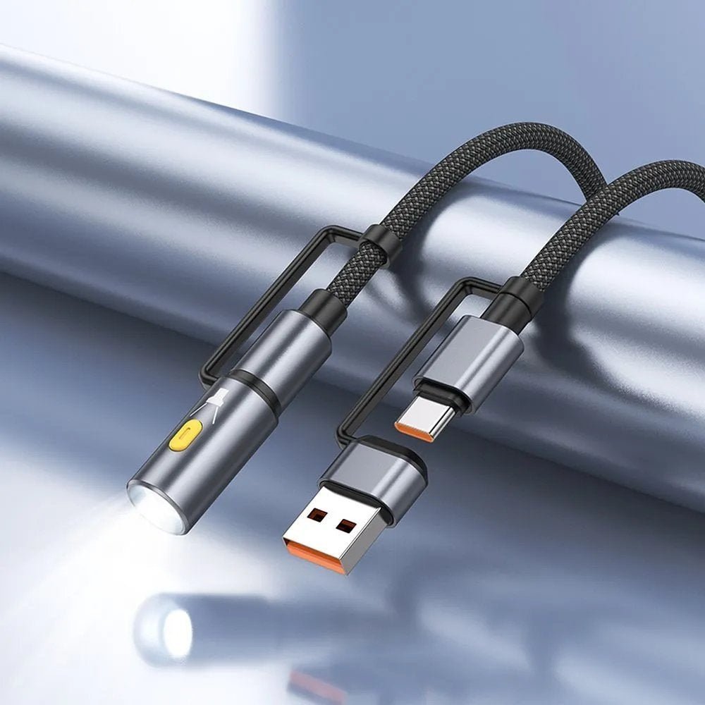 Hoco All in One Charging Cable USB-C with Led Light U138