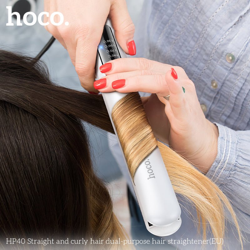 Hoco Hair Straightener for Straight and Curly Hair HP40