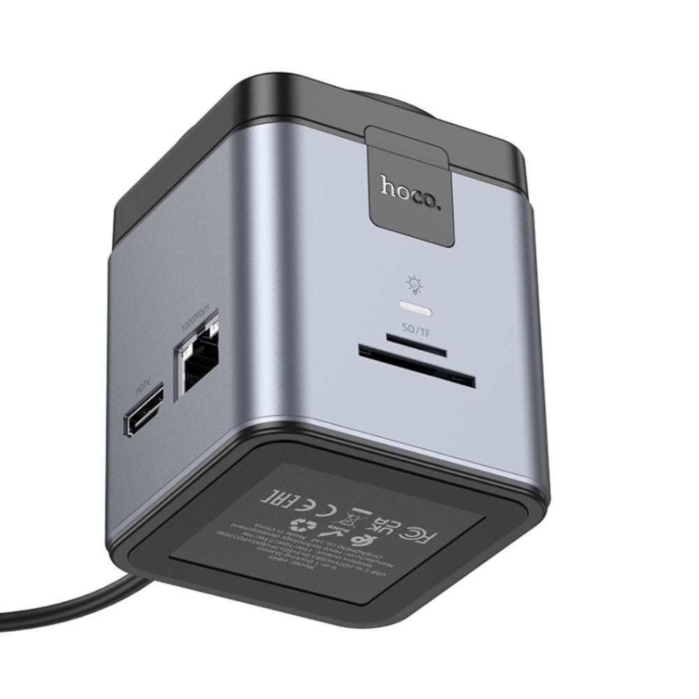 Hoco HB49 9-in-1 Docking Station 100W HDMI Ethernet