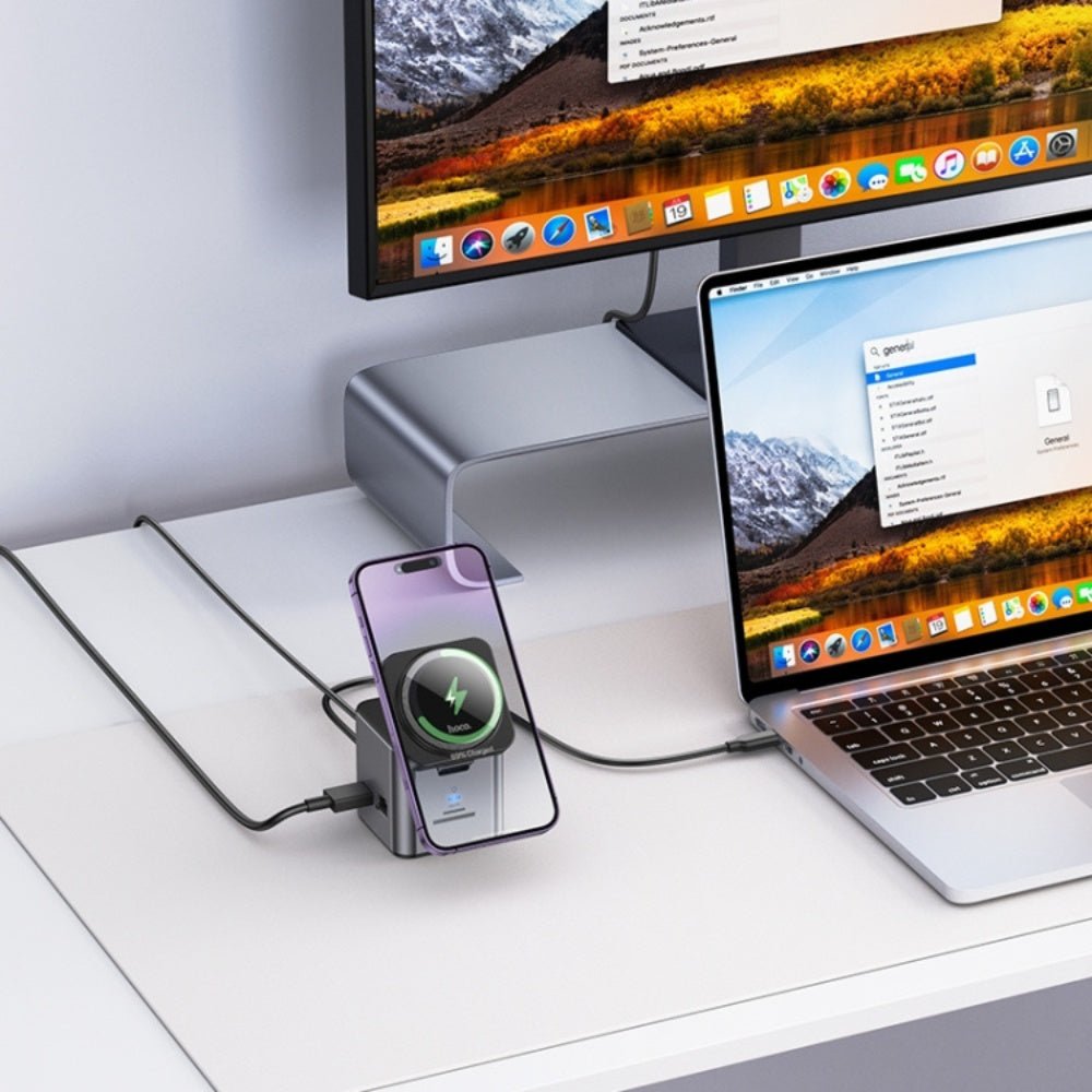 Hoco HB49 9-in-1 Docking Station 100W HDMI Ethernet