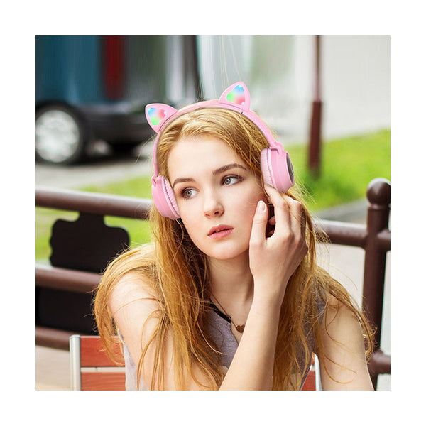 Hoco Headphones “W27 Cat ear” Wireless and Wired Headset