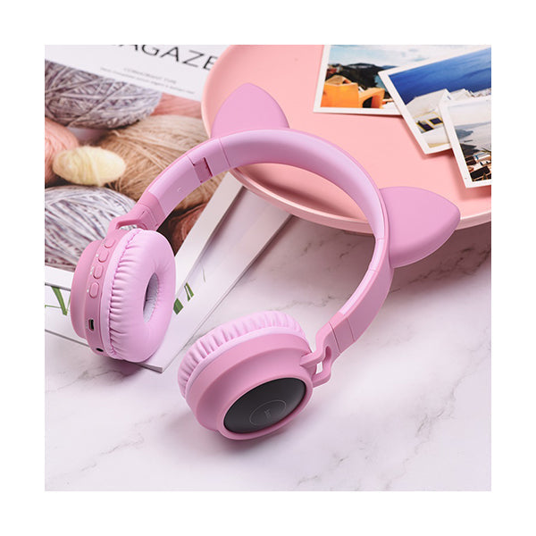 Hoco Headphones “W27 Cat ear” Wireless and Wired Headset