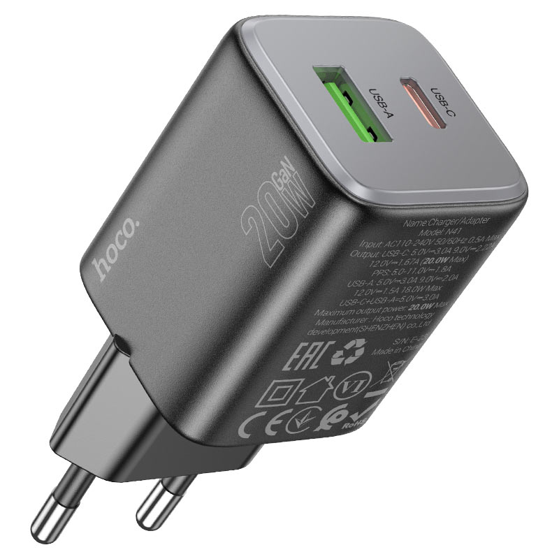Hoco N41 PD 20W Fast Charger