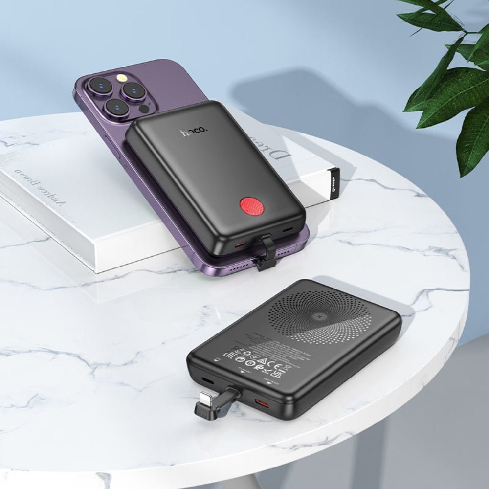 Hoco Power Bank PD20W 10000mAh with Lightning Cable J133A